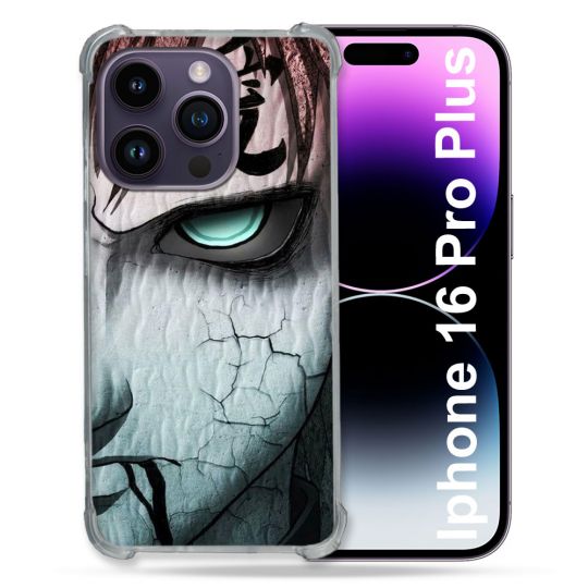 Coque Magnétique Compatible Magsafe Pour Iphone 16 Pro Plus Manga Naruto Gaara