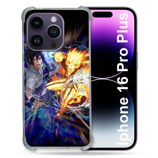 Coque Magnétique Compatible Magsafe Pour Iphone 16 Pro Plus Manga Naruto VS