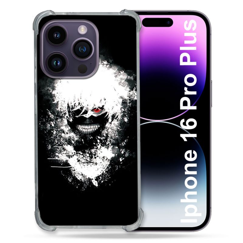 Coque Magnétique Compatible Magsafe Pour Iphone 16 Pro Plus Manga Tokyo Ghoul Kaneki Tag