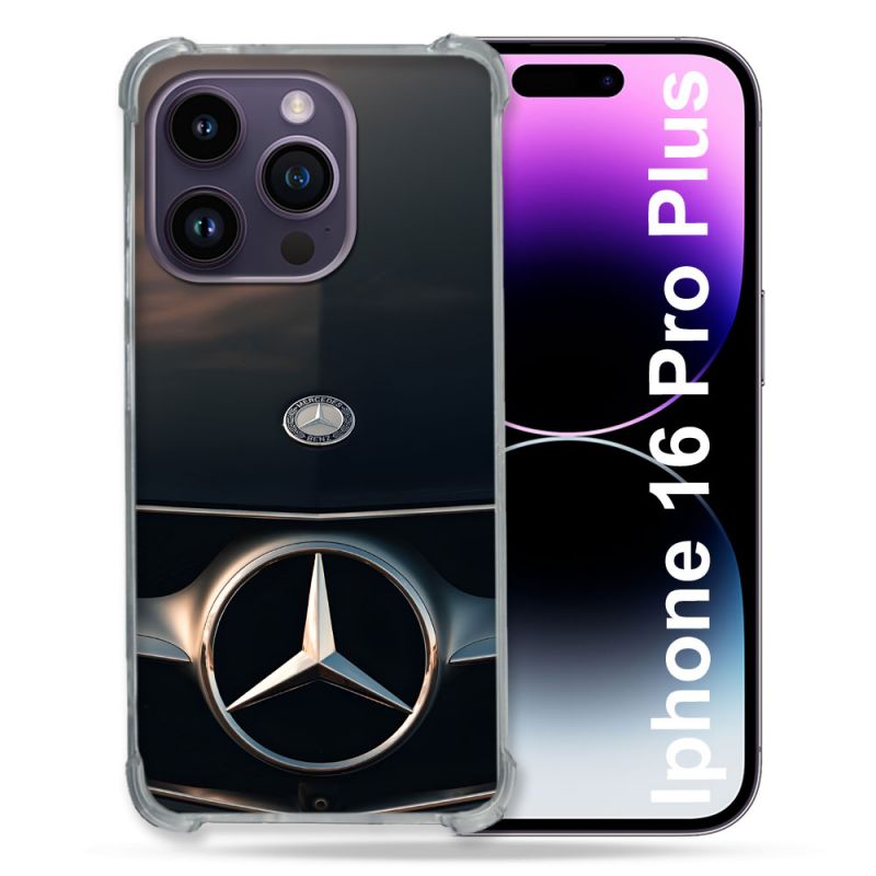 Coque Magnétique Compatible Magsafe Pour Iphone 16 Pro Plus Mercedes Calendre