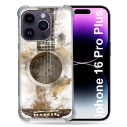 Coque Magnétique Compatible Magsafe Pour Iphone 16 Pro Plus Musique Guitare Tag