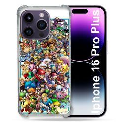 Coque Magnétique Compatible Magsafe Pour Iphone 16 Pro Plus Nintendo