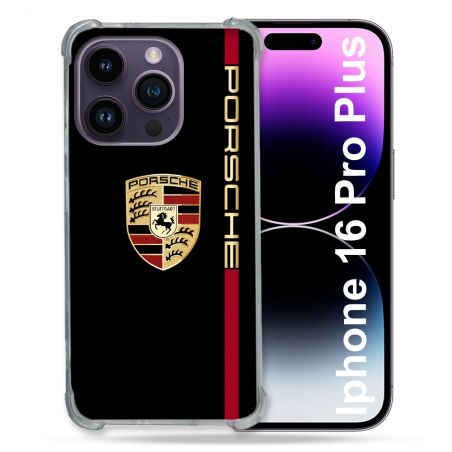 Coque Magnétique Compatible Magsafe Pour Iphone 16 Pro Plus Porsche Line