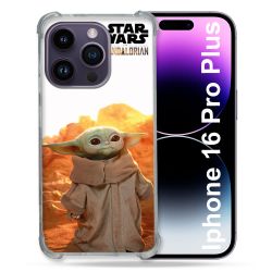 Coque Magnétique Compatible Magsafe Pour Iphone 16 Pro Plus Star Wars - Yoda bebe soleil