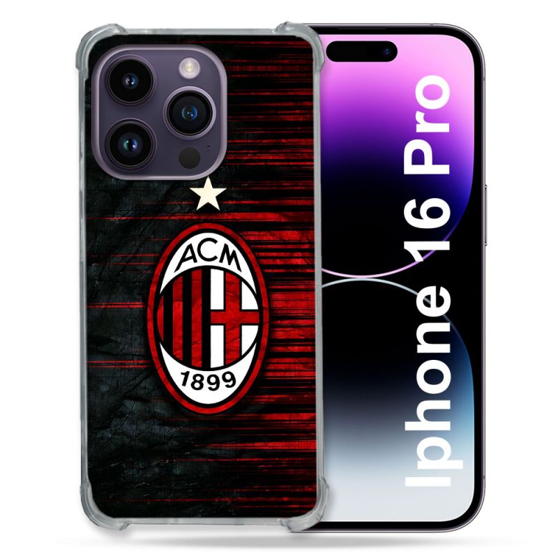 Coque Magnétique Compatible Magsafe Pour Iphone 16 Pro Foot Milan AC