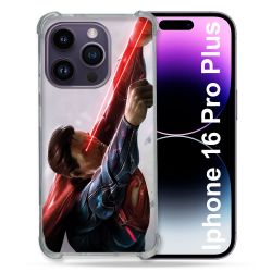Coque Magnétique Compatible Magsafe Pour Iphone 16 Pro Plus Superman Laser