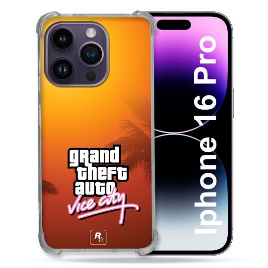 Coque Magnétique Compatible Magsafe Pour Iphone 16 Pro GTA Vice City
