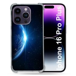 Coque Magnétique Compatible Magsafe Pour Iphone 16 Pro Plus Univers Planete Terre