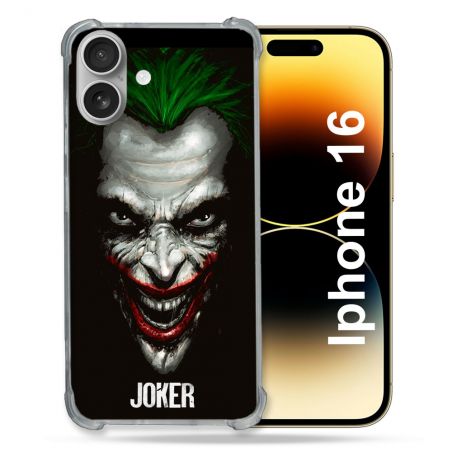 Coque Magnétique Compatible Magsafe Pour Iphone 16 Pro Joker Noir
