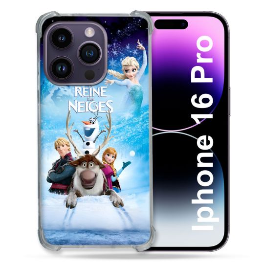 Coque Magnétique Compatible Magsafe Pour Iphone 16 Pro La Reine Des Neiges