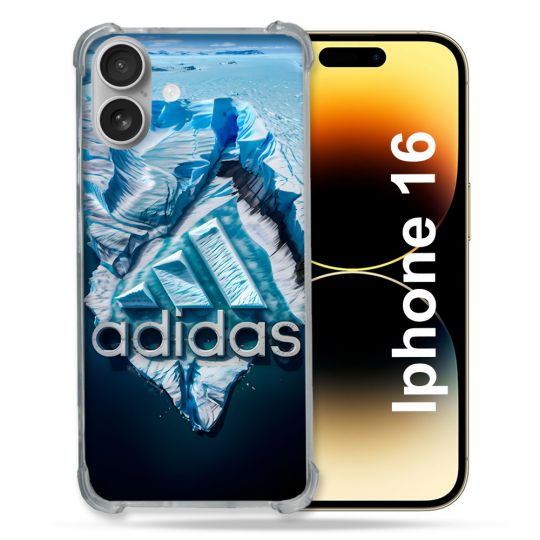 Coque Magnétique Compatible Magsafe Pour Iphone 16 Plus Adidas Iceberg
