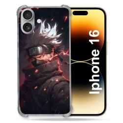 Coque Magnétique Compatible Magsafe Pour Iphone 16 Pro Manga Naruto Kakashi Dark