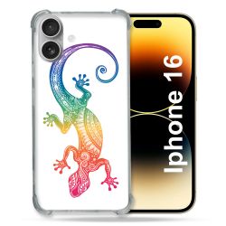 Coque Magnétique Compatible Magsafe Pour Iphone 16 Plus Animal Salamandre Color
