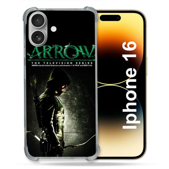 Coque Magnétique Compatible Magsafe Pour Iphone 16 Plus Arrow Affiche