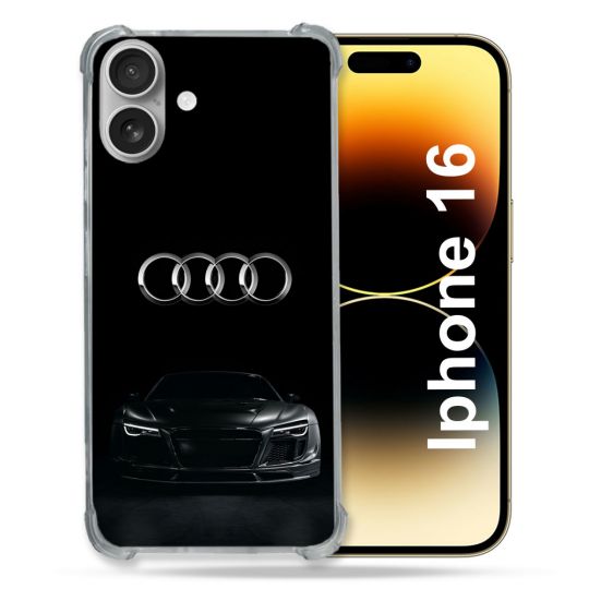 Coque Magnétique Compatible Magsafe Pour Iphone 16 Plus Audi