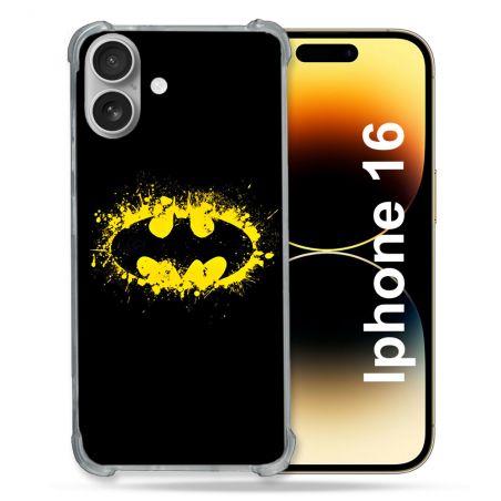 Coque Magnétique Compatible Magsafe Pour Iphone 16 Plus Batman Logo