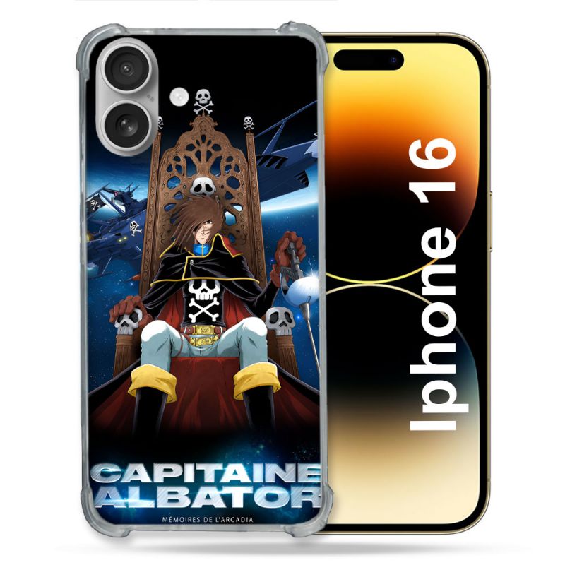 Coque Magnétique Compatible Magsafe Pour Iphone 16 Plus Capitaine Albator