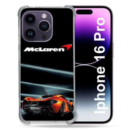 Coque Magnétique Compatible Magsafe Pour Iphone 16 Pro Mc Laren