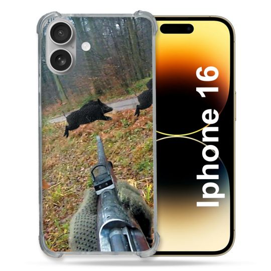Coque Magnétique Compatible Magsafe Pour Iphone 16 Plus Chasse Vision Tir