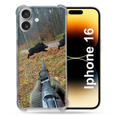 Coque Magnétique Compatible Magsafe Pour Iphone 16 Plus Chasse Vision Tir