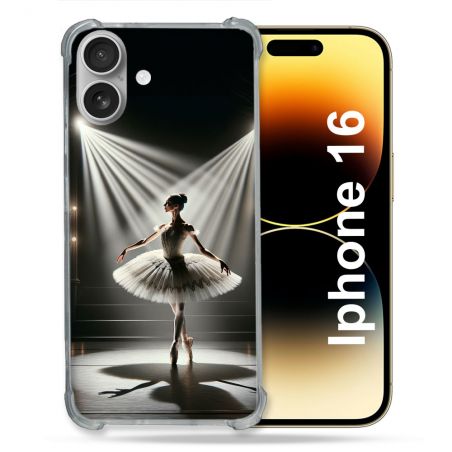 Coque Magnétique Compatible Magsafe Pour Iphone 16 Plus Danseuse Lumière