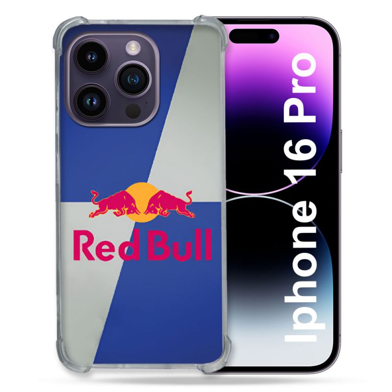 Coque Magnétique Compatible Magsafe Pour Iphone 16 Pro Red Bull Classique
