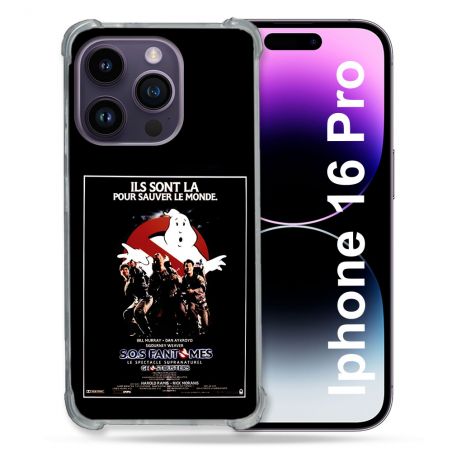 Coque Magnétique Compatible Magsafe Pour Iphone 16 Pro SOS Fantome Affiche