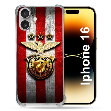 Coque Magnétique Compatible Magsafe Pour Iphone 16 Plus Foot Benfica