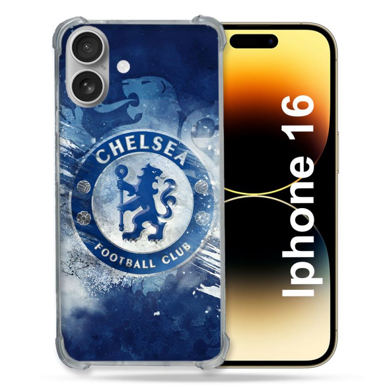 Coque Magnétique Compatible Magsafe Pour Iphone 16 Plus Foot Chelsea