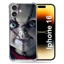 Coque Magnétique Compatible Magsafe Pour Iphone 16 Plus Horreur Chucky Cicatrice