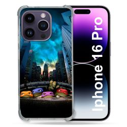 Coque Magnétique Compatible Magsafe Pour Iphone 16 Pro Tortue Ninja Ville