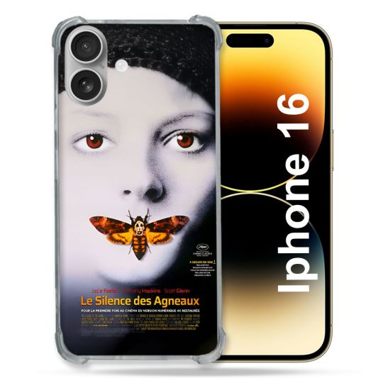 Coque Magnétique Compatible Magsafe Pour Iphone 16 Plus Le Silence Des Agneaux Affiche