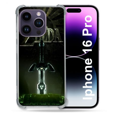 Coque Magnétique Compatible Magsafe Pour Iphone 16 Pro Zelda