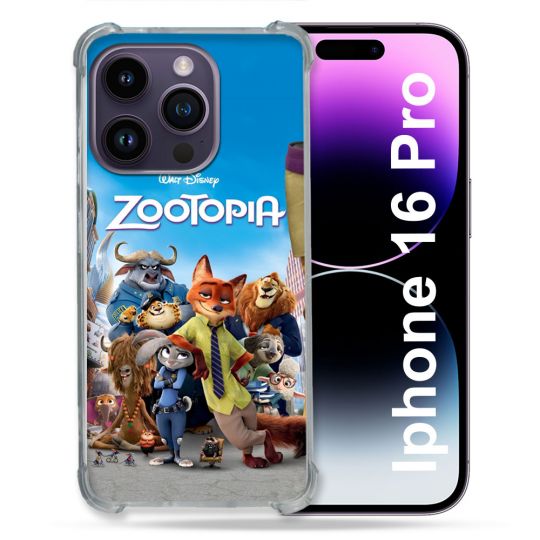 Coque Magnétique Compatible Magsafe Pour Iphone 16 Pro Zootopia