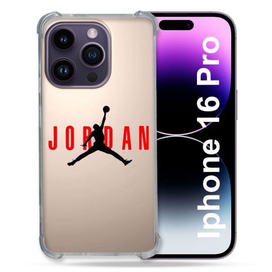 Coque Transparente Pour Iphone 16 Pro Jordan
