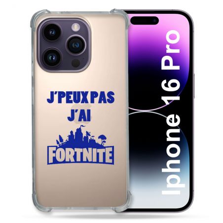 Coque Transparente Pour Iphone 16 Pro Jpeux pas jai Fortnite
