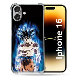 Coque Magnétique Compatible Magsafe Pour Iphone 16 Plus Manga Dragon Ball Sangoku Noir