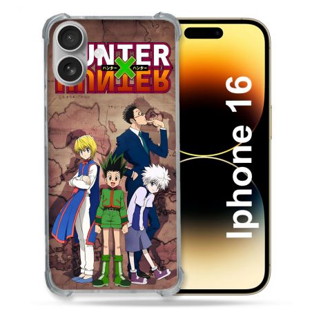 Coque Magnétique Compatible Magsafe Pour Iphone 16 Plus Manga Hunter X Hunter Vintage
