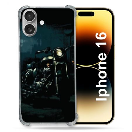 Coque Magnétique Compatible Magsafe Pour Iphone 16 Plus Moto Harley Vintage