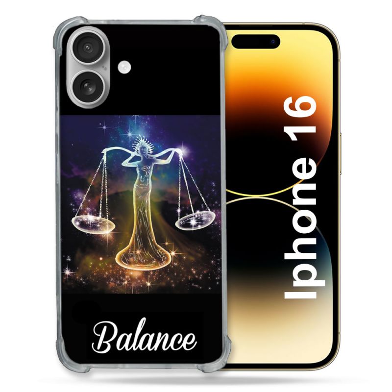 Coque Magnétique Compatible Magsafe Pour Iphone 16 Plus Signe Zodiaque 2 Balance
