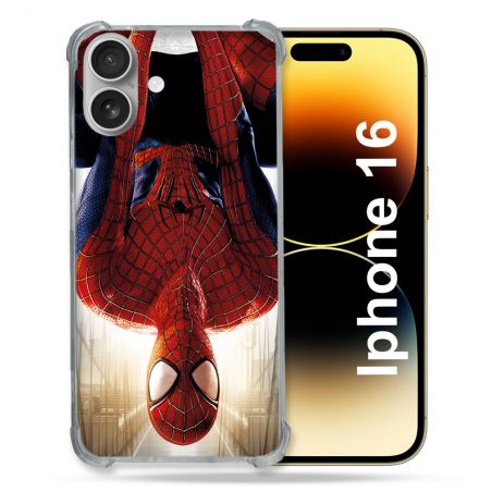 Coque Magnétique Compatible Magsafe Pour Iphone 16 Plus Spiderman Invers