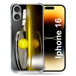 Coque Magnétique Compatible Magsafe Pour Iphone 16 Plus Sport Tennis Reflet