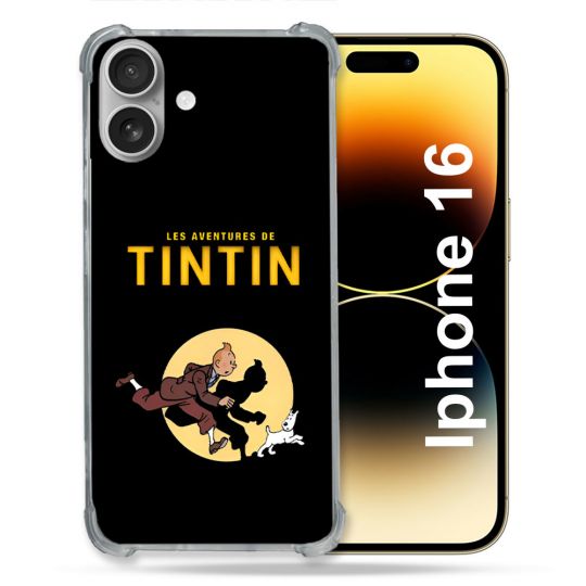 Coque Magnétique Compatible Magsafe Pour Iphone 16 Plus Tintin Classique