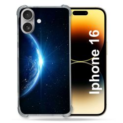 Coque Magnétique Compatible Magsafe Pour Iphone 16 Plus Univers Planete Terre