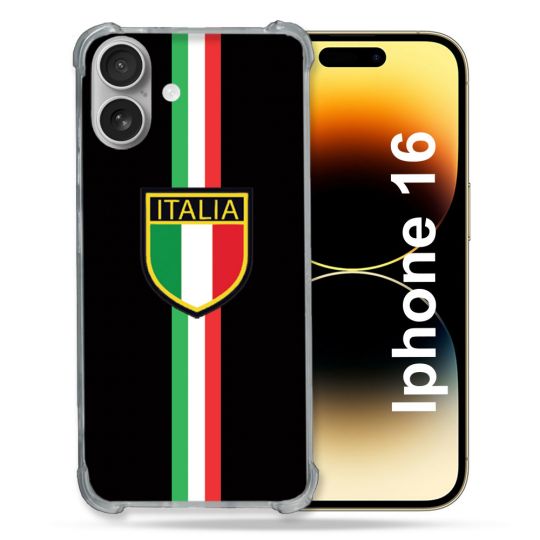 Coque Magnétique Compatible Magsafe Pour Iphone 16 Plus Voyage Italie 3 Noir