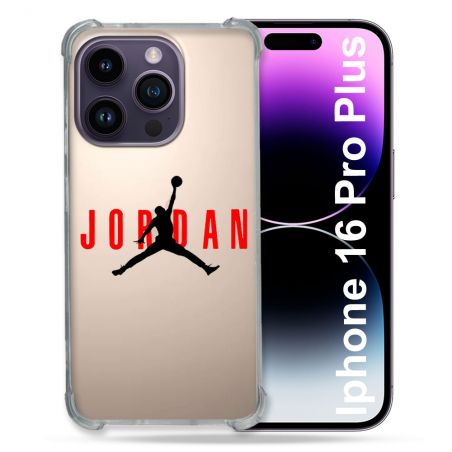 Coque Transparente Pour Iphone 16 Pro Plus Jordan