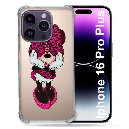 Coque Transparente Pour Iphone 16 Pro Plus Minnie