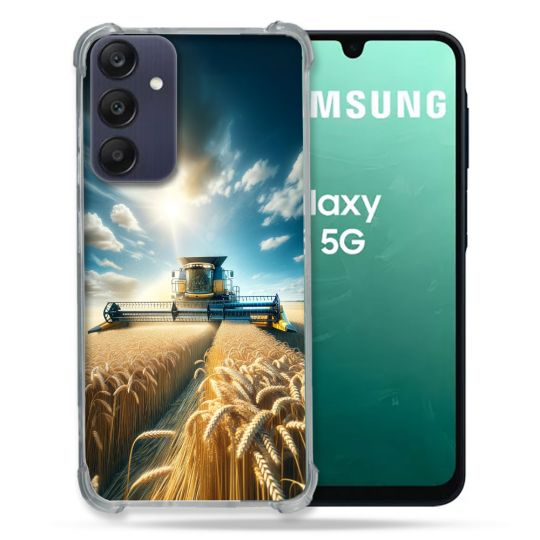 Coque Renforcée Pour Samsung Galaxy A16 5G Agriculture Moissonneuse Blé