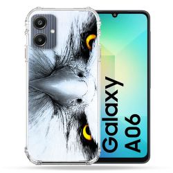 Coque Renforcée Pour Samsung Galaxy A06 Animal Aigle Royal Blanc
