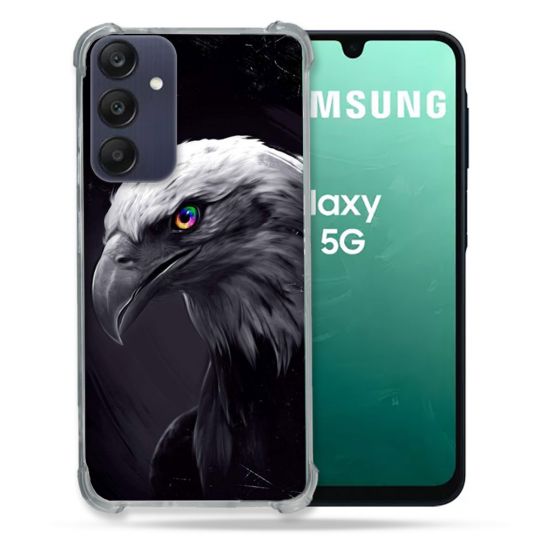 Coque Renforcée Pour Samsung Galaxy A16 5G Animal Aigle Royal Noir